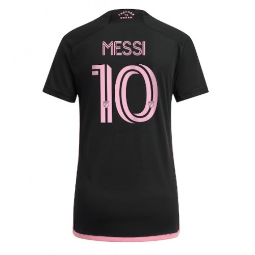 Inter Miami Lionel Messi #10 Gostujuci Dres za Ženska 2023-24 Kratak Rukav